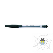 Spoko 0115 eldobható kupakos golyóstoll 0,5 mm - fekete toll