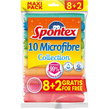 Spontex Microfibre 30 × 30cm - 10db takarító és háztartási eszköz