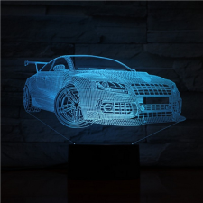 Sport Autó 3D led lámpa világítás