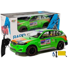  Sport autó R/C 1:10 2.4G zöld 6778 autópálya és játékautó
