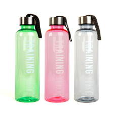  Sport kulacs - műanyag, átlátszó - 550 ml - 3 színben kulacs, kulacstartó