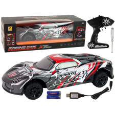  Sportautó R/C 1:8 szürke fehér 14143 távirányítós modell