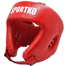 SportKO Fejvédő boxhoz SportKO OK2 piros L boksz és harcművészeti eszköz