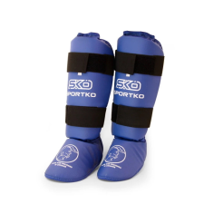 SportKO Sípcsont és lábfejvédő SportKO 331 kék XL boksz és harcművészeti eszköz