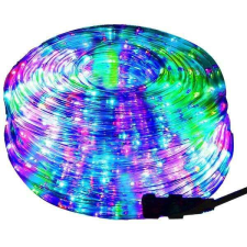 Springos 240 LED-es flexibilis fénykábel, 10m IP44 programozható, multikolor karácsonyfa izzósor