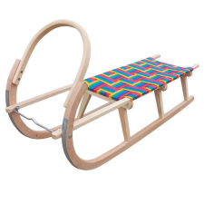 Springos 3 személyes fa szánkó, minőségi bükkfából – 125cm szánkó