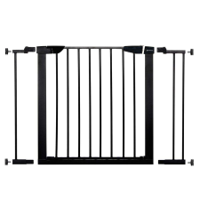 Springos állítható Biztonsági rács 75-103cm #fekete bababiztonság