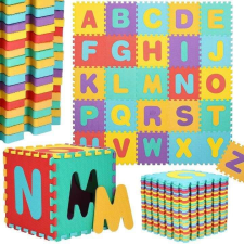 Springos Habszőnyeg, puzzle típusú, Ábécés minta, 172x172x1cm, Többszínű, MCT-KD227338 játszószőnyeg