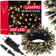 Springos karácsonyfa fények 200 led karácsonyfa izzósor