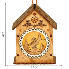 Springos Karácsonyi dekoráció 6 x 9 cm karácsonyfadísz
