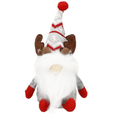 Springos Karácsonyi rénszarvas, 26 cm, rénszarvas manó karácsonyi dekoráció