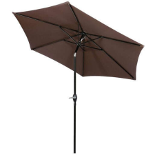 Springos Kerti napernyő, vízálló, dönthető, 260 cm, barna kerti bútor