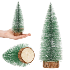 Springos Mini fenyőfa dekoráció 25 cm karácsonyi dekoráció