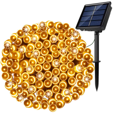 Springos napelemes füzér 100 led karácsonyfa izzósor