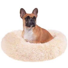 Springos Puha fekhely kutyáknak/macskáknak, krémszínű, 50 cm szállítóbox, fekhely kutyáknak