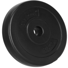 Springos Súlytárcsa 2,5kg - fekete kézisúlyzó