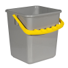 SPRINTUS vödör 4 literes, szürke, nyele sárga Purix (301102)