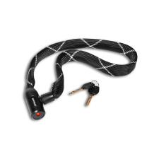 Spyral Energy+ integrált láncos lakat 6 mm x 90 cm, fekete kerékpár lakat