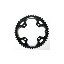 Spyral MTB első lánckerék, 44T, 104 mm, 9-10s, alu, fekete kerékpár hajtómű