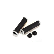 Spyral OEM bilincses markolat, 130 mm, fekete, fehér bilinccsel kerékpár kormány
