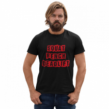Squad | Bench | Deadlift - Férfi Póló férfi póló