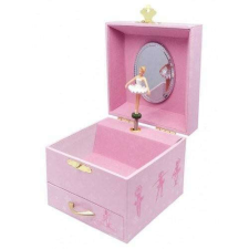 Square Music Box rózsaszín balerina játékhangszer