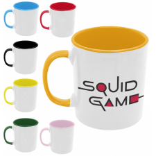  Squid Game Logó - Színes Bögre bögrék, csészék
