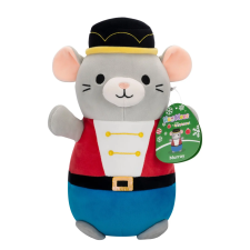  Squishmallows 25 cm - Murray a szürke egér diótörőnek öltözve Hugmee plüssfigura