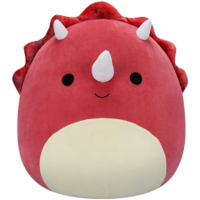SQUISHMALLOWS Červený triceratops Tristan plüssfigura