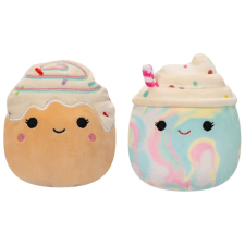 SQUISHMALLOWS Kifordítható frappé és fahéjas csiga plüss figura - 13 cm (SQFP00135) plüssfigura