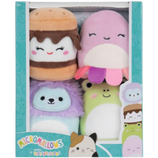  Squishmallows Micromallows 4Pack Béka, Polip, Oroszlán, S&apos;more (191726747956) plüssfigura