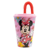 SR Disney Minnie egér műanyag szívószálas pohár - 430 ml