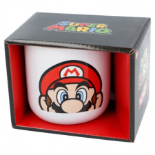 SR KERÁMIA REGGELIZŐ BÖGRE 415 ML AJÁNDÉKDOBOZBAN SUPER MARIO bögrék, csészék