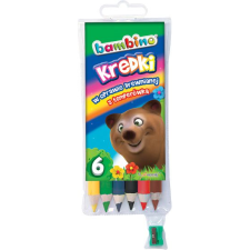 St. Majewski Bambino: Jumbo színes ceruza 6db-os szett hegyezővel (5903235000232) színes ceruza