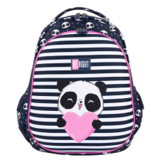 St. Right Pandás ergonomikus iskolatáska merevfalú - Love Panda iskolatáska