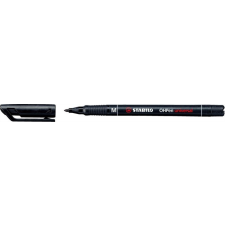 STABILO Alkoholos marker, 1 mm, STABILO "OHPen M", fekete filctoll, marker