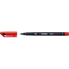 STABILO Alkoholos marker, 1 mm, STABILO "OHPen M", piros filctoll, marker