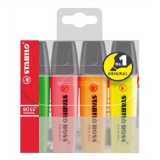 STABILO Boss 2-5mm Szövegkiemelő készlet - 4 szín filctoll, marker