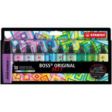 STABILO BOSS ORIGINAL szövegkiemelő 10 dB Vésőhegyű Többszínű (70/10-2-20) filctoll, marker