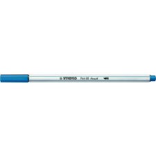 STABILO Ecsetirón, STABILO "Pen 68 brush", kék filctoll, marker