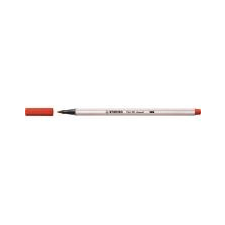 STABILO Ecsetirón, STABILO \"Pen 68 brush\", piros filctoll, marker