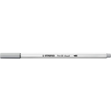 STABILO Ecsetirón, STABILO "Pen 68 brush", középszürke filctoll, marker