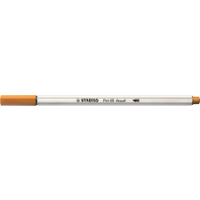 STABILO Ecsetirón, STABILO "Pen 68 brush", okkersárga filctoll, marker