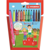 STABILO Filctoll készlet, 0,7 mm, STABILO "Trio A-Z", 12 különböző szín