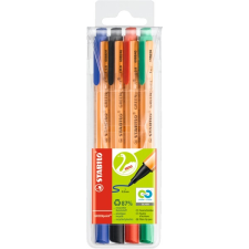 STABILO Filctoll stabilo greenpoint 4db-os készlet környezetbarát filctoll, marker