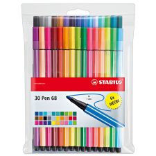 STABILO Filctoll stabilo pen 68 30 darabos 6830-1 filctoll, marker