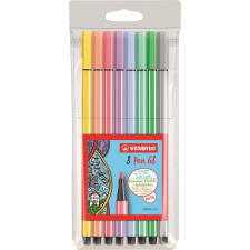 STABILO Filctoll STABILO Pen 68 8db-os készlet pasztell színben filctoll, marker