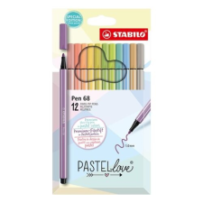 STABILO Filctoll STABILO Pen 68 Pastellove 1mm 12db-os készlet filctoll, marker