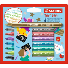 STABILO Filctoll stabilo trio deco 8 db-os készlet filctoll, marker