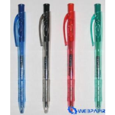 STABILO Golyóstoll, 0,38 mm, nyomógombos, STABILO "Liner 308", zöld toll